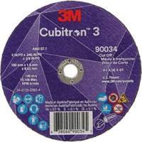 Cubitron 3 Cut-Off Wheel, 4" x 0.045", 3/8" Arbor, Type T1, Ceramic, 21000 RPM Nia-Chem Ltd.