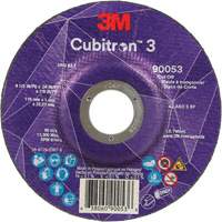 Meule &agrave; tronçonner Cubitron 3, 4-1/2" x 0,04", Arbre de 7/8", Type T27, C&eacute;ramique, 13 300 Tr/min Nia-Chem Ltd.