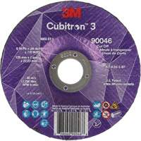 Meule &agrave; tronçonner Cubitron 3, 5" x 0,09", Arbre de 7/8", Type T27, C&eacute;ramique, 12250 Tr/min Nia-Chem Ltd.