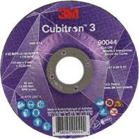 Meule &agrave; tronçonner Cubitron 3, 4-1/2" x 1/8", Arbre de 7/8", Type T27, C&eacute;ramique, 13 300 Tr/min Nia-Chem Ltd.