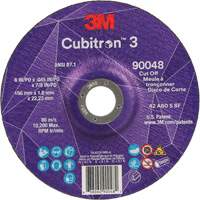 Meule &agrave; tronçonner Cubitron 3, 6" x 0,045", Arbre de 7/8", Type T27, C&eacute;ramique, 10 200 Tr/min Nia-Chem Ltd.