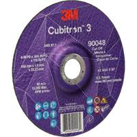 Meule &agrave; tronçonner Cubitron 3, 6" x 0,045", Arbre de 7/8", Type T27, C&eacute;ramique, 10 200 Tr/min Nia-Chem Ltd.