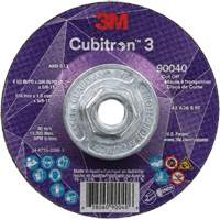 Meule &agrave; tronçonner Cubitron 3, 4-1/2" x 0,045", Arbre de 5/8"-11, Type T27, C&eacute;ramique, 13 300 Tr/min Nia-Chem Ltd.