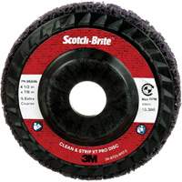 Disque Clean and Strip XT Pro XO-DC Scotch-Brite, 4-1/2" dia., Grain Extra grossier, Carbure de silicium Nia-Chem Ltd.