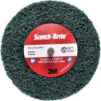 Disque Clean and Strip XT Pro Extra Cut Disc XC-DC Scotch-Brite, 4" dia., Grain Extra grossier, Oxyde d'aluminium Nia-Chem Ltd.
