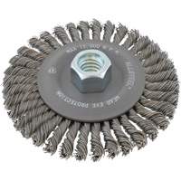 Brosse &agrave; fils m&eacute;talliques ALLSTEEL, 6" dia., Fils 0,02", Arbre 5/8"-11 Nia-Chem Ltd.