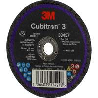 Cubitron 3 Cut-Off Wheel, 3" x 0.063", 3/8" Arbor, Ceramic Nia-Chem Ltd.