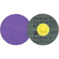 Cubitron 3 Roloc Fibre Disc, 2" Dia., 80+ Grit, Ceramic Nia-Chem Ltd.