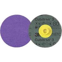 Cubitron 3 Roloc Fibre Disc, 4" Dia., 80+ Grit, Ceramic Nia-Chem Ltd.