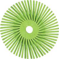 Scotch-Brite Type A Precision Radial Bristle Brush PN-RB, Ceramic, 50+ Grit, 3" Dia. Nia-Chem Ltd.