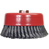 Brosse-boisseau &agrave; fils nou&eacute;s, 6" dia. x 5/8"-11 arbre Nia-Chem Ltd.
