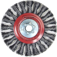 Roue compl&egrave;te de c&acirc;ble de torsion, Dia. 4", Fils 0,02", Arbre 5/8"-11, Acier Nia-Chem Ltd.