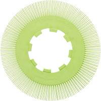 Brosse radiale en soies de pr&eacute;cision type S PN-RB sans adaptateur Scotch-Brite, C&eacute;ramique, Grain 50+, 8" dia. Nia-Chem Ltd.