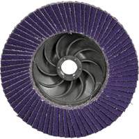 Cubitron 3 Conical  Flap Disc with Quick Change 1169F, 4-1/2" x 5/8"-11, Type T29, 80+ Grit, Ceramic Nia-Chem Ltd.