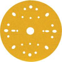 Hookit Gold Abrasive Disc, 6" Dia., 180 Grit, Aluminum Oxide, C-Weight Nia-Chem Ltd.
