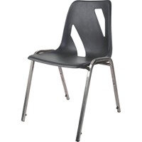 Stacking Chair, Vinyl, 31" High, 275 lbs. Capacity, Black OA275 | Nia-Chem Ltd.