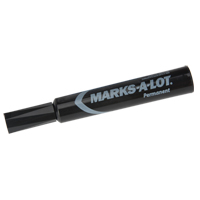Marks-a-Lot Permanent Markers, Chisel, Black OD458 | Nia-Chem Ltd.