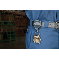 Super48™ Key Chains, Polycarbonate, 48" Cable, Belt Clip Attachment ON541 | Nia-Chem Ltd.