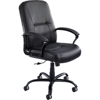 Serenity Big & Tall Chair, Leather, Black, 500 lbs. Capacity Nia-Chem Ltd.
