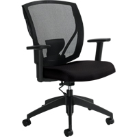 Task Chairs, Fabric, Black, 300 lbs. Capacity Nia-Chem Ltd.