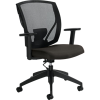 Task Chairs, Fabric, Charcoal, 300 lbs. Capacity Nia-Chem Ltd.