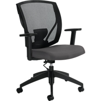 Task Chairs, Vinyl, Charcoal, 300 lbs. Capacity Nia-Chem Ltd.