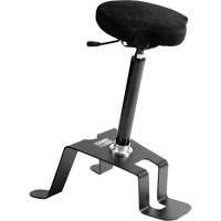 TA 200™ Ergonomic Sit/Stand Welding Chair, Sit/Stand, Adjustable, Fabric Seat, Black/Grey OP494 | Nia-Chem Ltd.