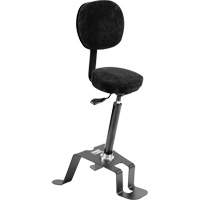 TA 300™ Ergonomic Sit/Stand Welding Chair, Sit/Stand, Adjustable, Fabric Seat, Black/Grey OP496 | Nia-Chem Ltd.