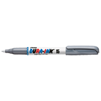 Dura-Ink&reg; #15 Permanent Marker, Fine, Silver Nia-Chem Ltd.
