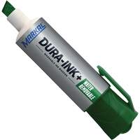 Marqueur &agrave; encre Dura-Ink WashAway, Vert, Pointe Ciseau Nia-Chem Ltd.