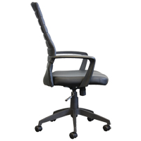 Activ A-128 Office Chair, Polyurethane, Black, 275 lbs. Capacity Nia-Chem Ltd.