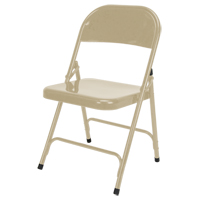 Chaise pliante, Acier, Beige, Capacit&eacute; 300 lb Nia-Chem Ltd.