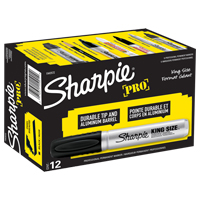 King Size Permanent Marker, Chisel, Black Nia-Chem Ltd.