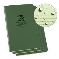 Carnet de notes, Couverture souple, Vert, 48 Pages, 4-5/8" , 7"  Nia-Chem Ltd.