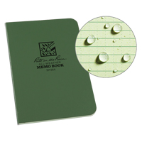 Livre m&eacute;mo, Couverture souple, Vert, 112 Pages, 3-1/2" , 5"  Nia-Chem Ltd.