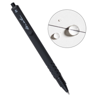 All-Weather Durable Pen, Black, 0.8 mm, Retractable OQ434 | Nia-Chem Ltd.