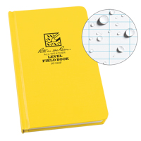 Bound Book, Hard Cover, Yellow, 160 Pages, 4-5/8" W x 7-1/4" L OQ543 | Nia-Chem Ltd.