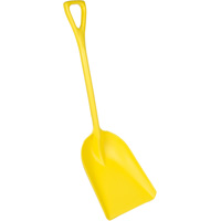 Food Processing Shovel, 13" x 17" Blade, 42-1/2" Length, Plastic, Yellow OQ649 | Nia-Chem Ltd.