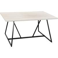 Oasis™ Sitting Teaming Table, 48" L x 60" W x 29" H, White OQ702 | Nia-Chem Ltd.