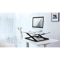 Goya™ Sit-Stand Workstation, Desktop Unit, 20" H x 31" W x 21-1/2" D, White OQ764 | Nia-Chem Ltd.