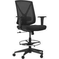 Activ™ Series Synchro-Tilt Adjustable Chair, Fabric/Mesh, Black, 250 lbs. Capacity OQ961 | Nia-Chem Ltd.