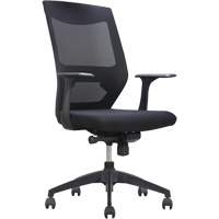 Activ™ Series Synchro-Tilt Office Chair, Fabric/Mesh, Black, 250 lbs. Capacity OQ963 | Nia-Chem Ltd.