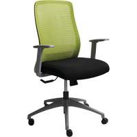 Era™ Series Adjustable Office Chair, Fabric/Mesh, Green, 250 lbs. Capacity OQ966 | Nia-Chem Ltd.