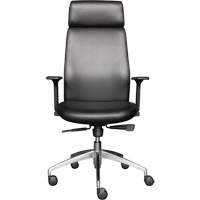 Activ™ Series High Back Executive Chair, Polyurethane/Vinyl, Black, 250 lbs. Capacity OQ971 | Nia-Chem Ltd.