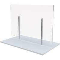 Freestanding Board Mount Sneeze Guard, 36" W x 36" H OR024 | Nia-Chem Ltd.