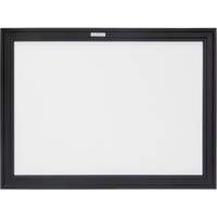 Black MDF Frame Whiteboard, Dry-Erase/Magnetic, 24" W x 18" H OR130 | Nia-Chem Ltd.