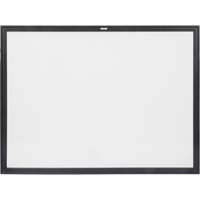 Black MDF Frame Whiteboard, Dry-Erase/Magnetic, 48" W x 36" H OR132 | Nia-Chem Ltd.