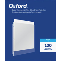 Oxford<sup>®</sup> Heavyweight Non-Glare Sheet Protectors OR340 | Nia-Chem Ltd.