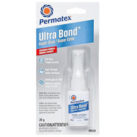 Ultra Bond Fast Drying Super Glue Adhesive, 20 g, Bottle, Clear Nia-Chem Ltd.