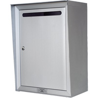 Collection Box, Wall -Mounted, 16-3/16" x 6-3/8", Aluminum OR349 | Nia-Chem Ltd.